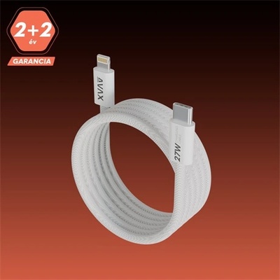 AVAX CB611W MAGNETY 27W 1m USB-C - Lightning кабел за данни и зареждане (CB611W)