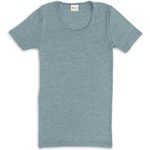 Engel Дамско копринено термобельо Engel Women's Undershirt S/S Merino base layer - Bergblau - размер 34/36 (EU) (114-0819-1111)
