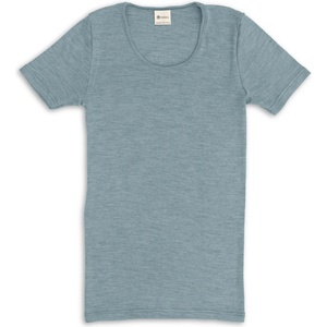 Engel Дамско копринено термобельо Engel Women's Undershirt S/S Merino base layer - Bergblau - размер 34/36 (EU) (114-0819-1111)