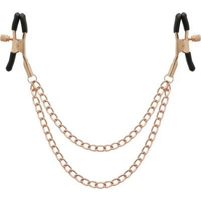 1Sexy Щипки за зърна с верижки BEGME Fetish Games