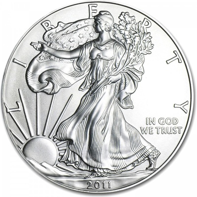 US Mint Stříbrná mince American Silver Eagle 2011 1 oz – Zboží Dáma