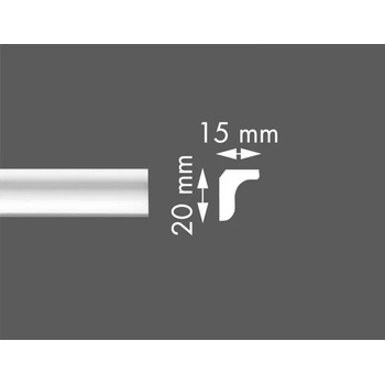 Image 1 of NMC КОРНИЗ СТИРОПОРЕН lx22 20х15мм (60156022)
