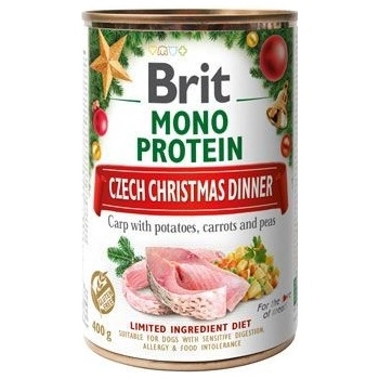 Brit Mono Protein Czech Christmas Dinner Carp 400 g