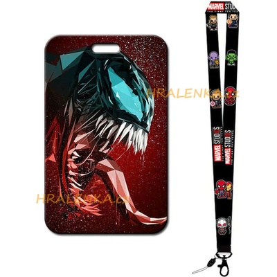 Šňůrka na krk 21429 s cedulkou Venom