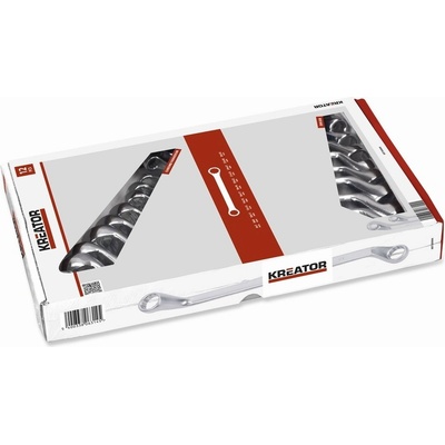 PowerPlus Sada oboustranných očkových klíčů 6-32mm 12ks KRT500006