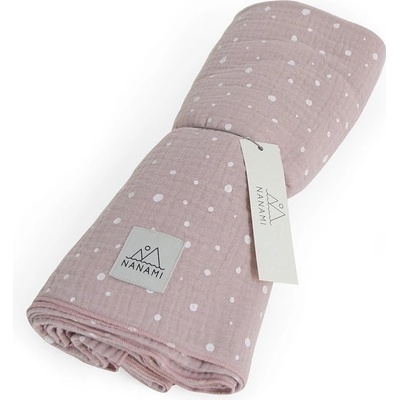 Nanami Swaddle 120 x 120 cm Dot Pink