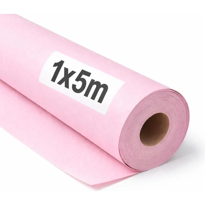 OFITURIA Kraft Paper Pink Pastel - Roll 1 × 5 m - 3 Rolls - Wrapping Paper and Packaging Paper - Craft Paper for DIY, Decoration and Sewing Patterns - Tear-Resistant and Easy to Cut - COM620-parent2