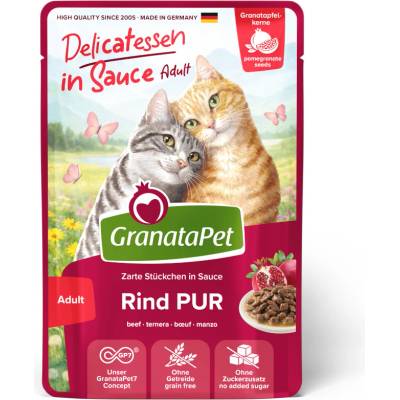 GranataPet Delicatessen v omáčce hovězí čisté 24 x 100 g