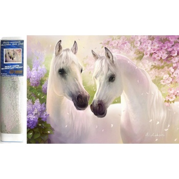 Image 1 of Norimpex - Puzzle Diamond Painting Zamilované kone 30x40cm - 1 - 39 piese