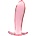 IBIZA Стеклянная анальная пробка Orbitline (12, 5 cm), Розовый