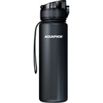 Aquaphor Филтрираща бутилка за вода Aquaphor City 160043, 500 мл, Тритан, Активен въглен, Aqualen, Заключващ се капак, Черен (160043)