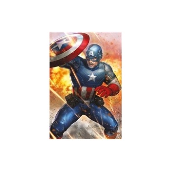 Plagát Marvel Captain America: Under Fire (61 x 91,5 cm) 150 g