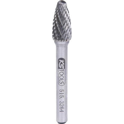 KS Tools 515.3264 frézovacie kolík tvrdokov Dĺžka 65 mm Vonkajší Ø 6 mm Pracovná dĺžka 40 mm Ø hriadeľa 6.0 mm