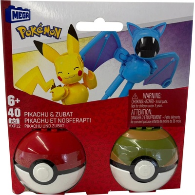 Mega Construx Pokémon Pikachu & Zubat 40 ks