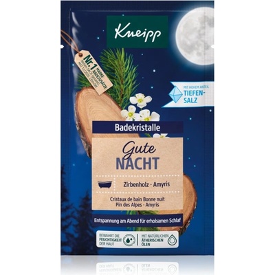 Kneipp Good Night soľ do kúpeľa Swiss Stone Pine & Balsam Torchwood 60 g
