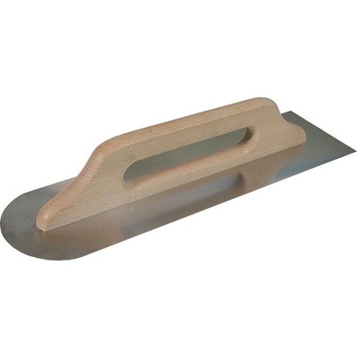 Extol Hladidlo antikorové polokrúhle 480x130mm,drevená rukoväť