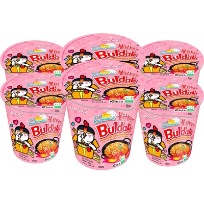 Samyang Buldak ramen Buldak Carbonara cup 6 x 80 g