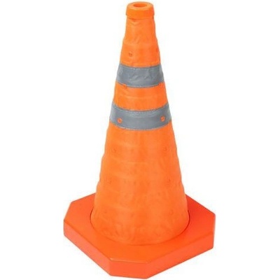 Skládací reflexní dopravní kužel Manutan Expert K3, 45 cm, oranžový