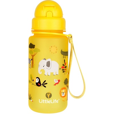 LittleLife Water Bottle Safari žlutá 400 ml