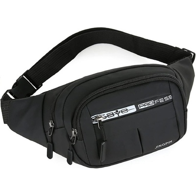 HARAHU Влагоустойчива чантичка за кръст за спорт, туризъм и ежедневно ползване - черна kp36878 (36878)