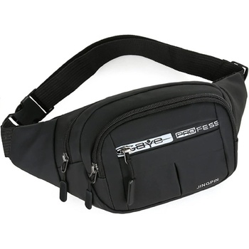 HARAHU Влагоустойчива чантичка за кръст за спорт, туризъм и ежедневно ползване - черна kp36878 (36878)