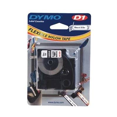 DYMO D1 16958, S0718050, 19mm x 3.5m, черен печат/бял фон, оригинална лента (16958)