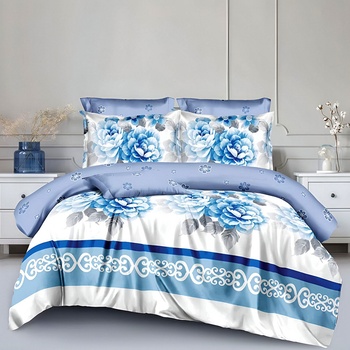 EmonaMall Двулицево спално бельо EmonaMall, 6 части - Модел S18834 (S18834-44444d)