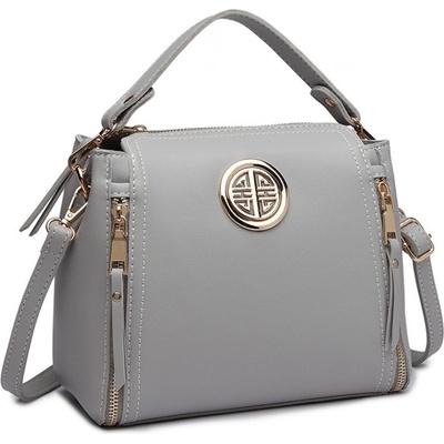 Miss Lulu Lulu Bags malá dámska moderná kabelka E1851 sivá