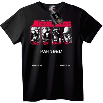 NOONEBRAND Тениска Metal Slug Герои - 2XL, Black