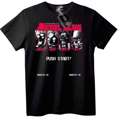 NOONEBRAND Тениска Metal Slug Герои - 2XL, Black