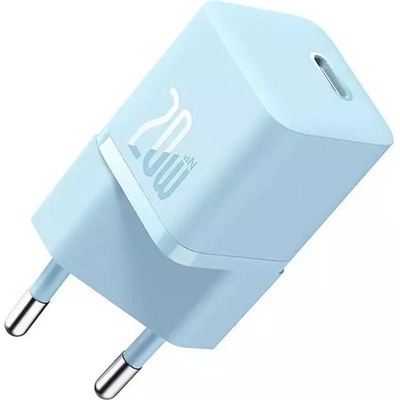 Baseus Зарядно устройство Type-C, бързо зареждане, GaN, 20W - Baseus (CCGN050103) - синьо