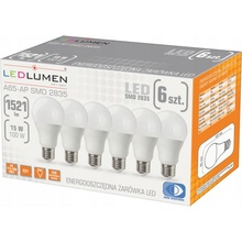 Ledlumen LED žárovka A65-AP E27 15W 1521lm 3000K