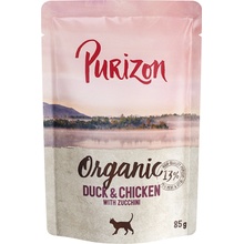 Purizon Organic kačacie a kuracie s cuketou 24 x 85 g