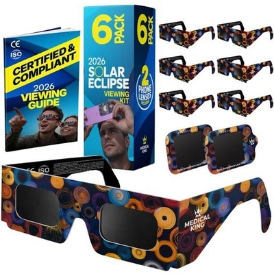 Medical King Eclipse, 2026, certifikované dle CE a ISO 12312-2, 6 kusů