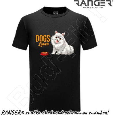 Ranger tričko motív Dogs Lover čierna