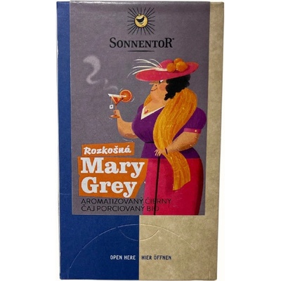 Sonnentor Rozkošná Mary Grey aromatizovaný čierny čaj 27 g