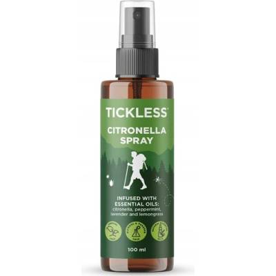 Tickless Outdoor Citronella spray proti komárům a klíšťatům 100 ml