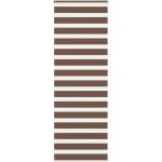 vidaXL Зебра щора, кафява, 75x230 см, ширина на плата 70, 9 см, полиестер (4014386)