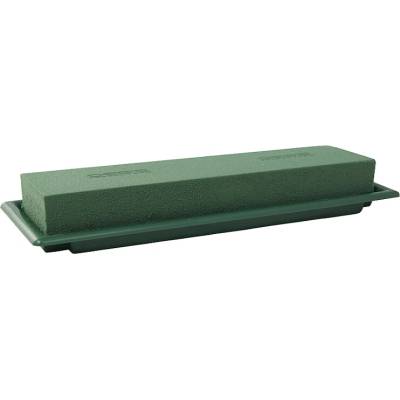 Floristický základ OASIS® Table Deco Maxi - aranžérska miska s hmotou - zelená