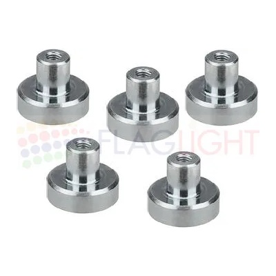 Плосък Магнит с Винт - комплект 5бр (0478)