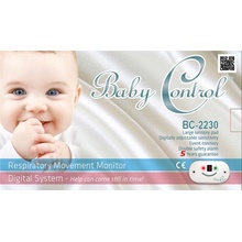 Baby Control Monitor dychu pre dvojčatá s 2x1 senzorovými podložkami