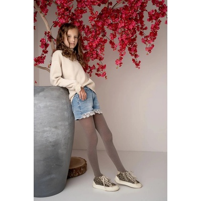 Detské pančuchy COLLEGE 50 DEN Knittex Caffe / hnedá tmavá