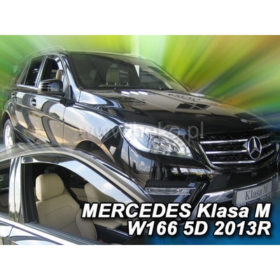 Deflektory Mercedes GL, 2012-2015 (X166) predné
