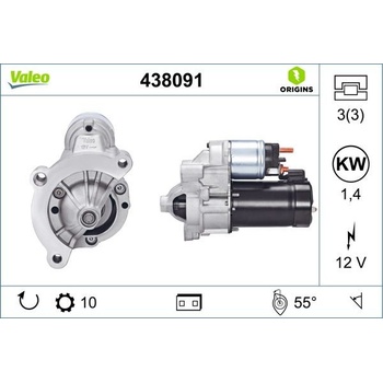 Štartér VALEO 438091