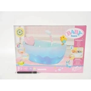 Zapf Creation Вана за кукла Zapf Creation Baby Born Bath 7832691 1-90, Със светлинни и звукови ефекти, Пръскаща патица, За кукли с размери 36 см и 43 см, 37 x 25 см