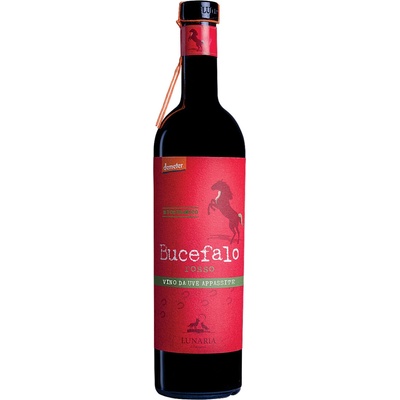 Lunaria Bucefalo Rosso Vino Da Uve Appassite červené 13,5% 0,75 l (čistá fľaša)