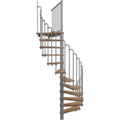 Minka STAIRS Kombinované točité schodiště Paris buk/bílá pr. 140 cm