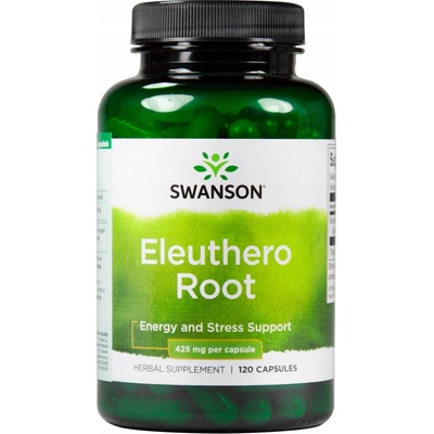 Swanson Eleuthero Root Eleuterokok ostnitý 425 mg 120 kapsúl