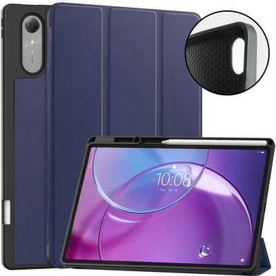 Vsetkonamobil 141465 LEATHER Zaklápací kryt pre Lenovo Idea Tab Pro Gen 2 modrý