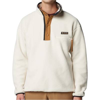 Columbia Мъжки поларен пуловер Columbia Helvetia II Half Snap Fleece Fleece jumper - Chalk (005-6143-0214)
